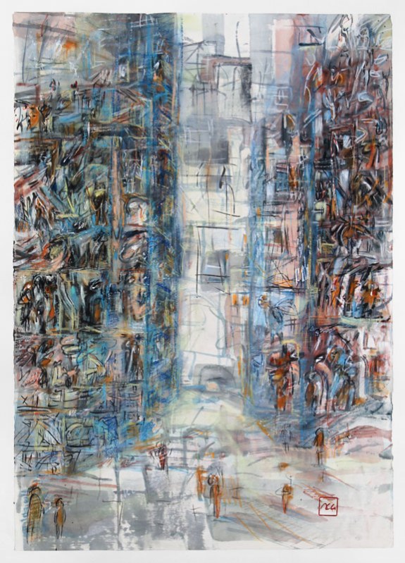 Chez eux – 50 x 70 cm - 2014