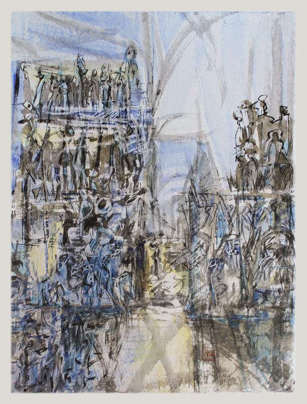 Portrait de ville - 57 x 76 cm - 2016